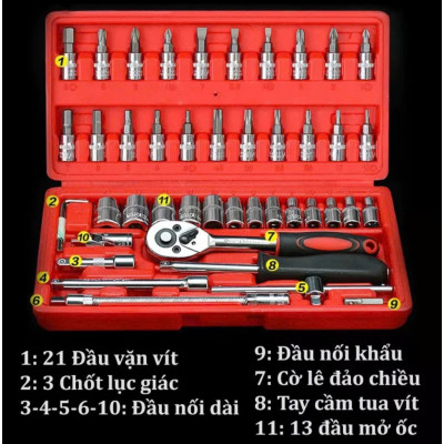 MỞ BULÔNG ỐC VÍT 46 CHI TIẾT – ĐA NĂNG, CHẮC CHẮN, DỄ DÙNG – TIỆN LỢI CHO MỌI GIA ĐÌNH & THỢ SỬA XE , đèn ốp trần