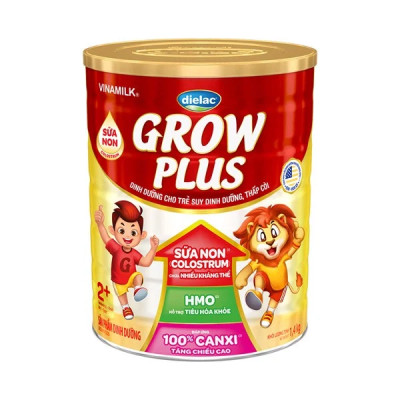 Sữa Bột Vinamilk Dielac Grow Plus 2+ (1500g / Hộp Thiếc)