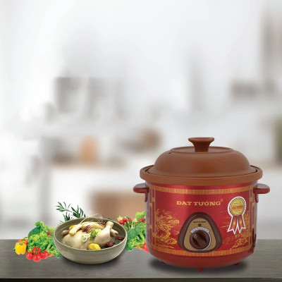 Nồi Kho Đa Năng Gốm / Sứ 2.5L Đạt Tường - DTSC2.5S ; DTSC2.5G - Hàng Chính Hãng - DTSC25G - Gốm