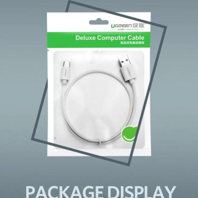 Ugreen UG40887US253TK 0.5M 5A màu Trắng Dây USB sang USB Type-C vỏ ABS - HÀNG CHÍNH HÃNG