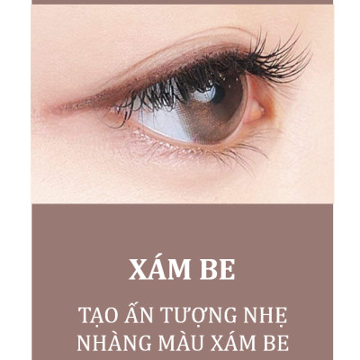 Bút Kẻ Mắt Nước Ngọc Trai Màu Xám Be Mực Siêu Bền Lấp Lánh Toả Sáng Đầy Trang Nhã Kissme Heroine Make