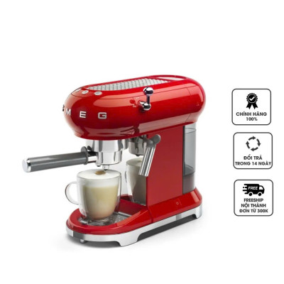 MÁY PHA CAFE CAO CẤP SMEG ECF01RDEU Hàng chính hãng