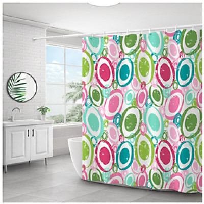 RÈM PHÒNG TẮM BẰNG POLYESTER, VẢI RÈM DÀY KHÔNG THẤM NƯỚC,