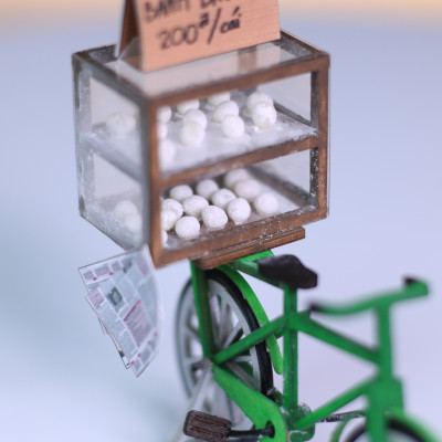 MÔ HÌNH SÀI GÒNTÍ HON - XE BÁNH BAO CHỈ - HR16