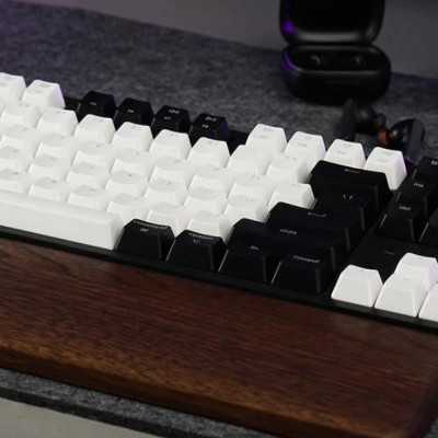 Kê tay gỗ Óc Chó HyperWork (Có dán feet) - Hàng Chính Hãng