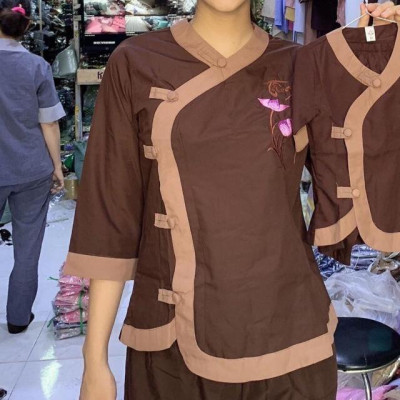 ĐỒ LAM ĐI CHÙA  Pháp Phục Phật Giáo# Mẫu Tim Phối