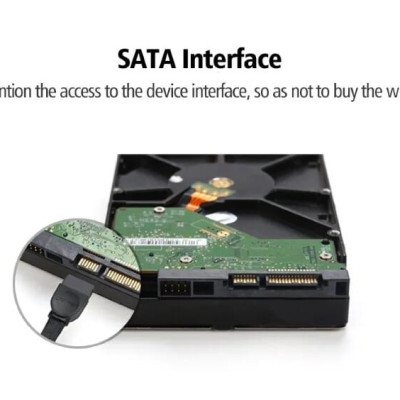 Ugreen UG30797US217TK 0.5M màu Đen Cáp truyền dữ liệu SATA 3.0 đầu gập 90 độ cao cấp - HÀNG CHÍNH HÃNG