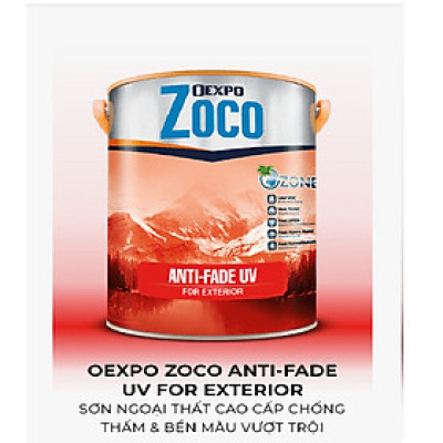 OEXPO ZOCO ANTI-FADE UV FOR EXTERIOR – SƠN NGOẠI THẤT CAO CẤP CHỐNG THẤM & BỀN MÀU VƯỢT TRỘI- OZ 86184