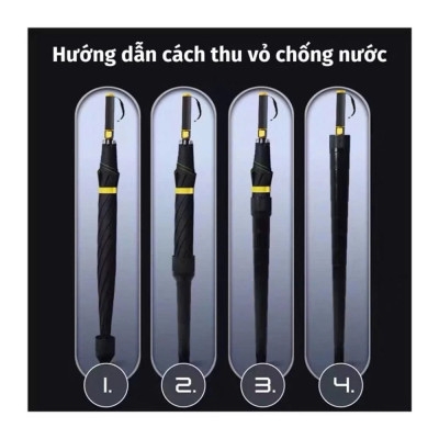 Ô Che Mưa Cỡ Lớn KACHI MK416 – Dù Cao Cấp Gập Gọn, Tự Động, Chống Gió Lật, Chống Tia UV - hàng chính hãng