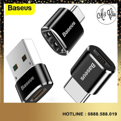 Đầu chuyển đổi OTG Baseus full size cho Laptop, Macbook, Máy tính bảng, Điện thoại -Hàng Chính Hãng