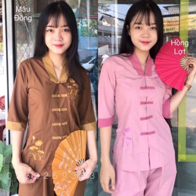 ĐỒ LAM ĐI CHÙA Mẫu La Hán Phối