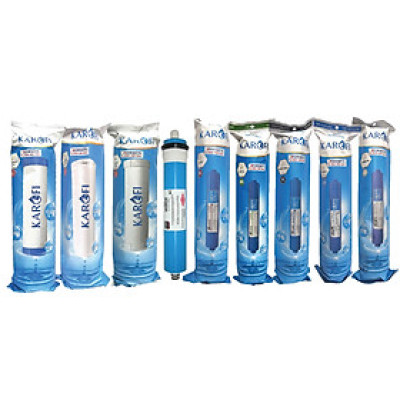 Combo 9 lõi lọc nước Karofi chính hãng dùng cho máy lọc nước Karofi O-i229/A - Hàng Chính Hãng