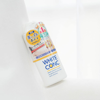 Set Sữa Tắm Dưỡng Trắng Da Và Kem CC Dưỡng Trắng Da Toàn Thân White Conc (Set 360 mL & 200 G)