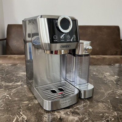 Máy pha cà phê Espresso bán tự động 3 trong 1 Thương hiệu HiBREW H13A Mỹ Với Công suất 1350W, Áp suất 20 bar - Bảo hành 12 tháng, Hàng Nhập Khẩu