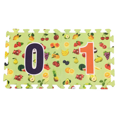 Bộ 10 tấm Thảm xốp cho bé ECOBABY, thảm xốp đạt tiêu chuẩn Mỹ và Châu Âu - kích thước 1 tấm 30x30cm, độ dày 0,9-1cm - 10 số (loại mới)