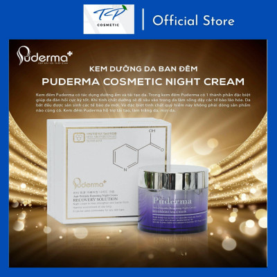 Bộ Kem Dưỡng Trắng Da Ban Ngày (kem ngày nâng cấp Luxury Exosome) và Ban Đêm Puderma: Nâng Cơ, Chống chảy xệ, Giảm nếp nhăn, bật tone trang điểm.