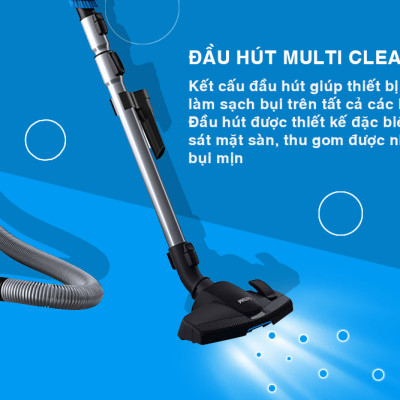 Máy Hút Bụi Philips FC9350 (1800W) - Đen - Hàng chính hãng