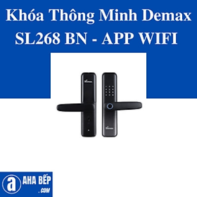 Khóa Thông Minh Demax SL268 BN - APP WIFI . Hàng Chính Hãng