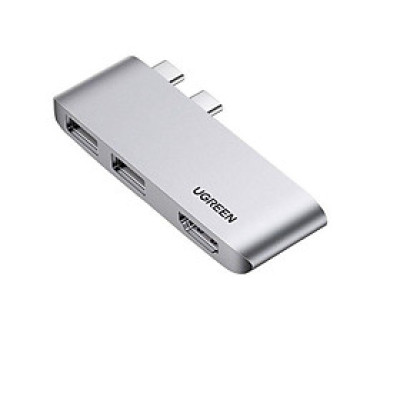 Ugreen 10914 chỉ dành riêng cho Macbook Bộ chuyển đổi 2 cổng USB type C sang 1 x HDMI 4K60Hz + 2 x USB 3.0 CM415 20010914 - Hàng chính hãng