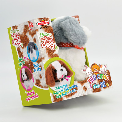 Đồ chơi Duka: Thú cưng cho bé - Chó bông đáng yêu DK81320 ( Màu ngẫu nhiên )