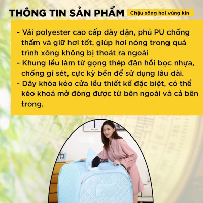Combo Lều Xông Hơi Cao Cấp, Chăm Sóc Sức Khỏe - Không Thể Thiếu Trong Mỗi Gia Đình