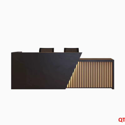 Bàn thu ngân, bàn lễ tân, bàn tính tiền bằng gỗ MDF QTT501 - NỘI THẤT LẮP RÁP VIENDONGADV