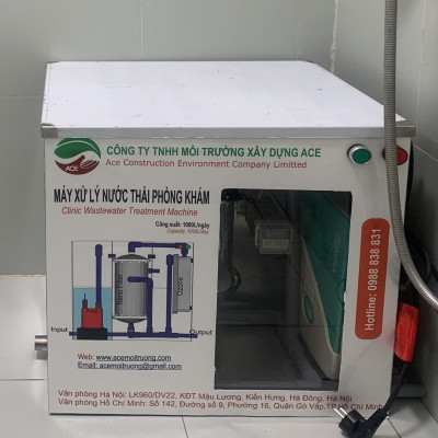 (Hàng chính hãng) Máy lọc nước thải Litero ACE1000I xử lý nước thải Phòng khám chuyên khoa ngoại công nghệ oxy hoá bậc cao kết hợp lọc nano và than hoạt tính 1 bộ