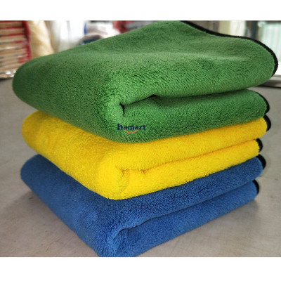 Khăn Lau Ô Tô Đa Năng Chuyên Dụng Microfiber 30x40 CM Bông Dày Siêu Thấm Không Bụi Vải