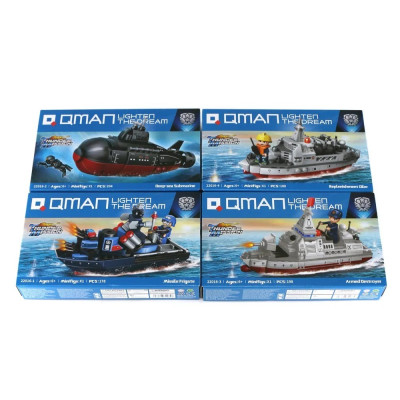 QMAN - 22016 Bộ xếp hình Chuỗi nhiệm vụ sấm sét 1 Hộp ngẫu nhiên 