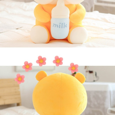 Gấu bông hổ ôm bình sữa siêu dễ thương – Quà tặng thú nhồi bông cọp má phệ bú bình – Size từ 50 cm đến 80 cm – Gối ôm hổ milk cho bé ngủ ngon