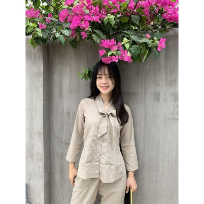 ĐỒ LAM ĐI CHÙA  PHÁP PHỤC PHẬT GIÁO CỔ NƠ