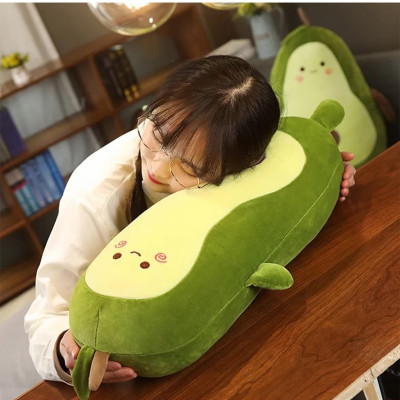 Thú nhồi bông trái bơ dài size bự dễ thương - Size từ 60cm đến 80cm - Quà tặng trái bơ dài nhồi bông đáng iu - Gối ôm mềm mịn cho bé