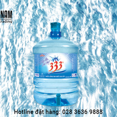 Nước uống đóng chai 333 - bình 19 lít