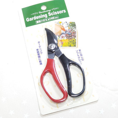 Combo 2 kéo cắt tỉa cành cây lưỡi cong Echo Metal 145-40mm + cây cào đất 3 chân - made in Japan