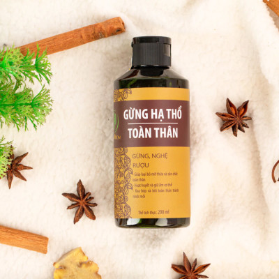 Gừng toàn thân hạ thổ giữ ấm cơ thể, lưu thông khí huyết, giảm đau nhức Wonmom 200ml