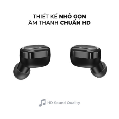 Tai nghe True Wireless Stereo Energizer UB2607 - tích hợp sạc dự phòng 2600mAh, thiết kế nhỏ gọn, âm thanh chuẩn HD - HÀNG CHÍNH HÃNG