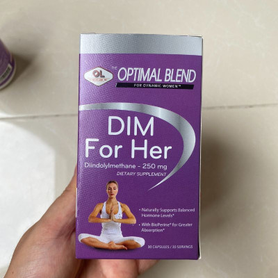 Olympian Labs DIM For Her 250MG - Hỗ Trợ Cải Thiện Nội Tiết Tố Nữ - Lọ 30 Viên - Hàng Công Ty