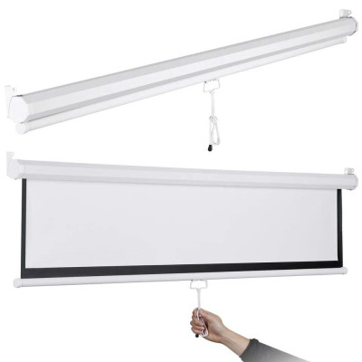Màn chiếu Treo tường tỉ lệ 4:3 hiệu Apollo/ Prima 84inch đến 150inch Siêu bền, Giá tiết kiệm - Hàng chính hãng
