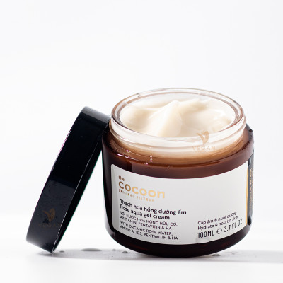 Thạch hoa hồng dưỡng ẩm Cocoon 100ml