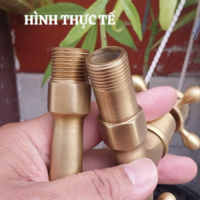 Vòi nước cao cấp cổ điểncchất liệu đồng thau đúc nguyên khối phong cách sang trọng