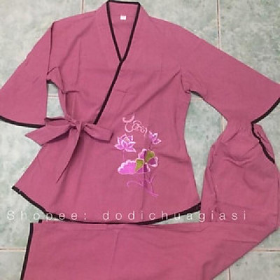 ĐỒ LAM ĐI CHÙA  Nhật Nơ Hoa Thêu