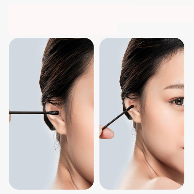 Dụng cụ trang điểm làm đẹp - Set hộp 200c  tăm bông ngoáy tai lớn cao cấp với 2 đầu tăm thiết kế hình dáng khác nhau làm sạch sâu bên trong , an toàn và tiện lợi 