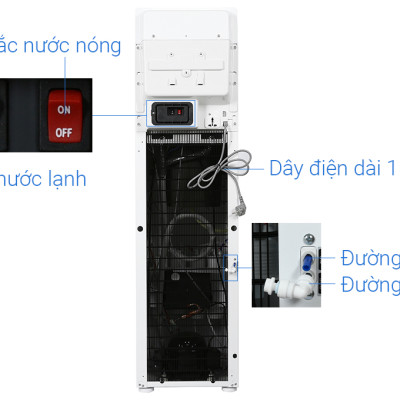 Máy lọc nước RO nóng nguội lạnh Cuckoo CP-QRP2001SW 4 lõi - Hàng chính hãng