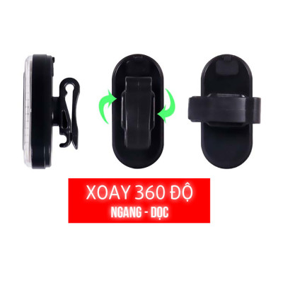 Led Đuôi Chớp Nhấp Nháy Xe Đạp BK400 100 Lumens Độ Sáng Cao 6 Chế Độ Sạc Điện USB MaiLee