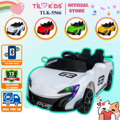 Xe ô tô điện trẻ em, xe oto điện cho bé TILO KIDS TLK-5566 có điều khiển từ xa, kết nối bluetooth