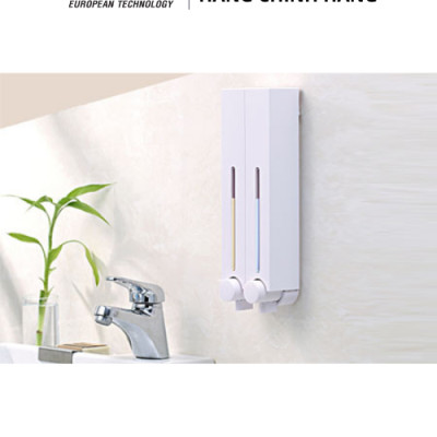 Hộp Đựng Xà Phòng Treo Tường ATMOR DH-700-1W (Màu Trắng) (HÀNG CHÍNH HÃNG) 