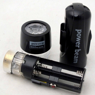 Bộ đèn pin gắn xe đạp và đèn chiếu hậu 5 LED WJ-101 (Đen đỏ) 206211 m