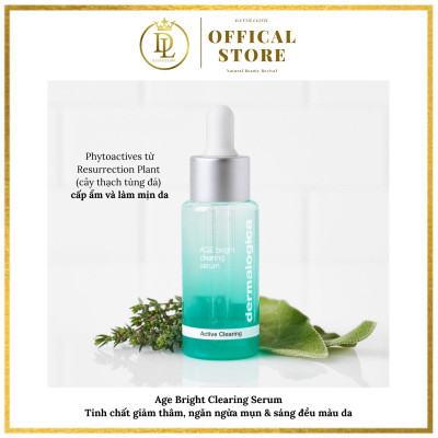 Tinh Chất Giảm Thâm Ngăn Ngừa Mụn & Giúp Sáng Đều Màu Da  Dermalogica Age Bright Clearing Serum