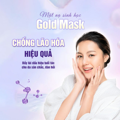 Mặt nạ sinh học BESKINATY Gold Bio Mask chống lão hóa phục hồi da hiệu quả  Hàn Quốc