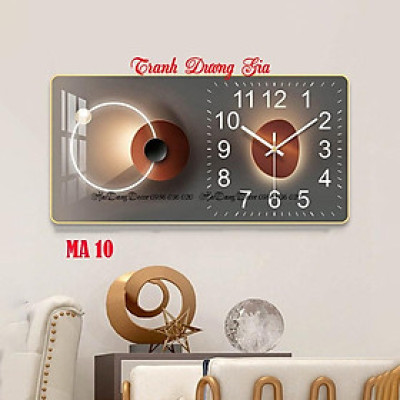 Tranh Đồng Hồ Treo Tường tráng gương 3D ️MẪU HOT️ Đồng Hồ Pha Lê Trang Trí Decor Nhà Cửa Phòng Khách kim trôi